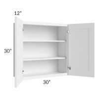 Providence White 30x30 Wall Cabinet