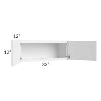 Dakota White 33x12 Wall Cabinet