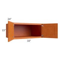 Regency Spiced Glaze 33x15x24 Wall Cabinet