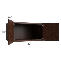 Regency Espresso 33x18x24 Wall Cabinet
