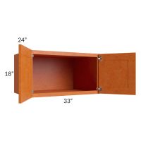 Regency Spiced Glaze 33x18x24 Wall Cabinet