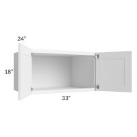 Regency White 33x18x24 Wall Cabinet