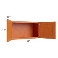 Regency Spiced Glaze 33x18 Wall Cabinet
