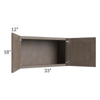 Providence Natural Grey 33x18 Wall Cabinet