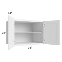 Dakota White 33x12 Wall Cabinet