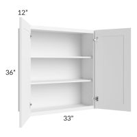 Regency White 33x36 Wall Cabinet
