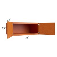 Regency Spiced Glaze 36x15x24 Wall Cabinet