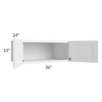 Regency White 36x15x24 Wall Cabinet