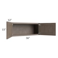 Providence Natural Grey 36x15 Wall Cabinet