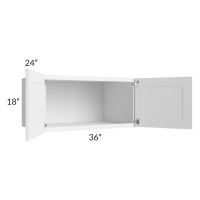 Regency White 36x18x24 Wall Cabinet