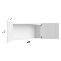 Dakota White 36x18 Wall Cabinet