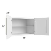 Providence White 36x24x24 Wall Cabinet 