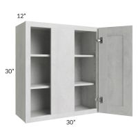 Heather Grey Shaker 30" Blind Wall Cabinet