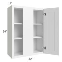 Dakota White 30x36 Blind Wall Cabinet