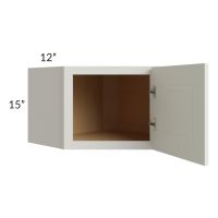 Tuscan Almond Glaze 24x15 Diagonal Corner Wall Cabinet