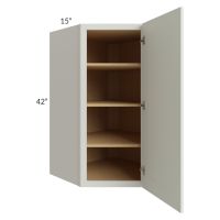 27x42 Diagonal Corner Wall Cabinet