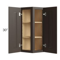 Southport Espresso Shaker 12x30 Wall End Cabinet