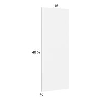 Euro Gloss White Wall Overlay Panel - 15"W x 40-1/4"H x 3/4"D