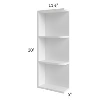 Regency White 05x30 Wall End Shelf Cabinet
