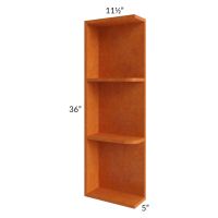 Regency Spiced Glaze 05x36 Wall End Shelf Cabinet