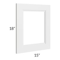 Charlotte White 15x18 Glass Door Only