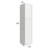 Southport White Shaker 18x84 Wall Pantry