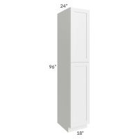 Southport White Shaker 18x96 Wall Pantry 