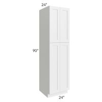 Southport White Shaker 24x90 Wall Pantry