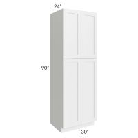 Southport White Shaker 30x90 Wall Pantry
