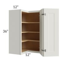 24x36 Square Corner Wall Cabinet