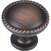 Elements By Hardware Resource - Lindos Collection Towel Rings - 1.25" Diameter in Brushed Oil Rubbed Bronze