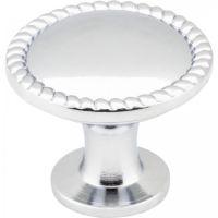 Elements by Hardware Resources - Lindos Collection Cabinet Knob - 1.25" Diameter in Polished Chrome