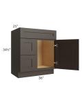 Southport Espresso Shaker - Ready to Assemble Bathroom Vanities & Cabinets