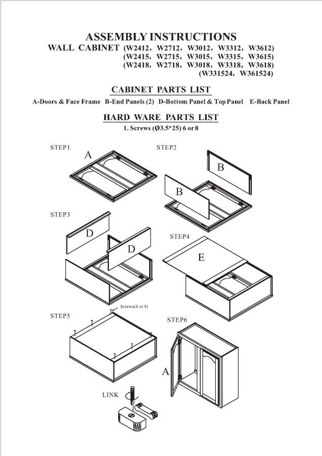 Fieldcrest Wall Cabinet Assembly Instructions | Cabinets Matttroy