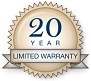 20 year limited warranty