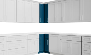 Corner Wall Cabinet or Base Cabinet Option 1