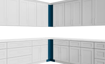 Corner Wall Cabinet or Base Cabinet Option 2